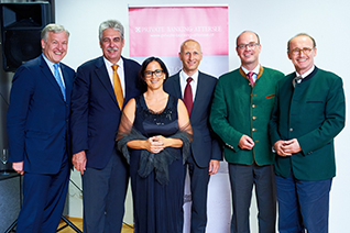 Dr. Eichtinger, Finanzminister Dr. Schelling, Dir. Mayrhauser-Schiemer, Dir. Aigner, Mag. Lennkh, Mag. Karas Dr. Eichtinger, Finanzminister Dr. Schelling, Dir. Mayrhauser-Schiemer, Dir. Aigner, Mag. Lennkh, Mag. Karas
