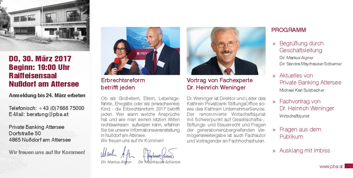 Einladung Erbrechtsreform